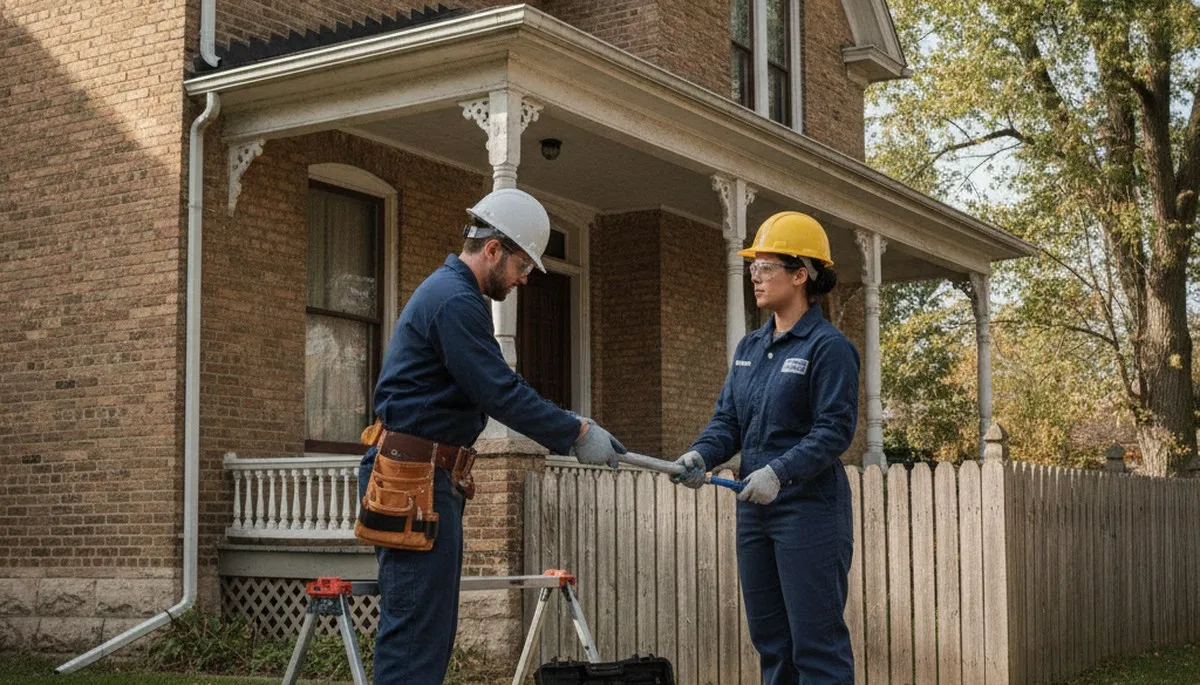 Plumber repairing pipes in Champaign, IL for reliable plumbing repair services