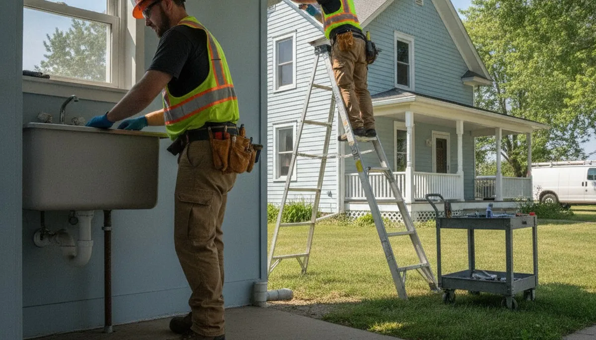 Champaign, IL plumbing repair team providing professional residential and commercial service