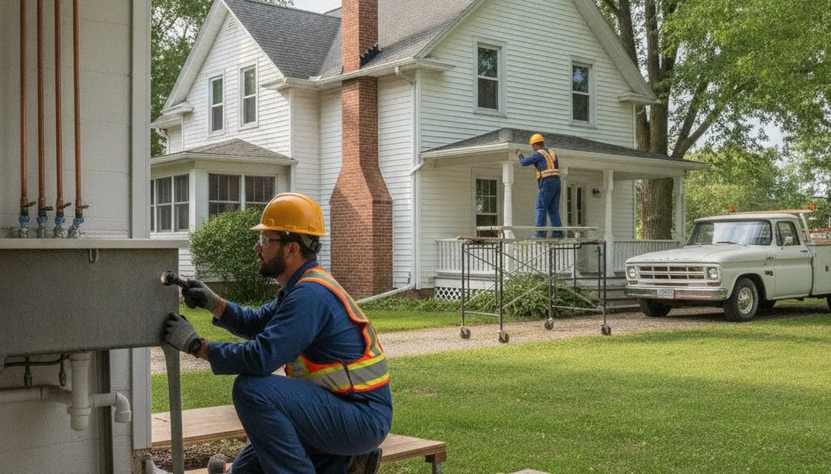 Champaign, IL plumbing repair service for residential and commercial leak, drain, and pipe fixes