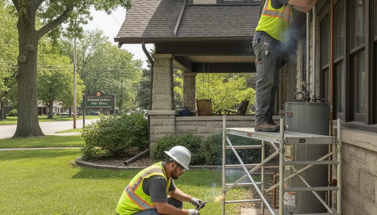 Plumbing repair service in Champaign, IL for residential and commercial plumbing issues